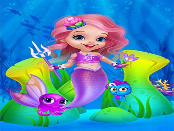 Cute Mermaid Girl Dress Up Game Cover