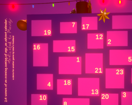 24 scenes of an evening coming of age. an advent calendar. Image