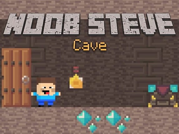 Noob Steve Cave Game Cover