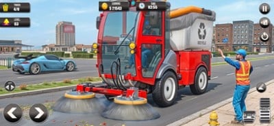 Driving Games Garbage Truck Image