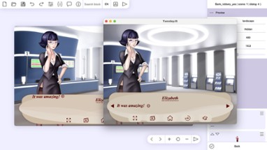 Tuesday JS visual novel engine Image