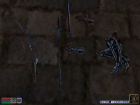 Magic daedric weapons and armor (Morrowind mod) Image