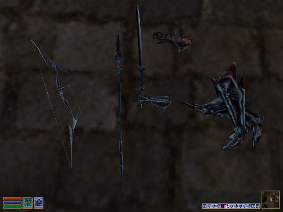 Magic daedric weapons and armor (Morrowind mod) Game Cover