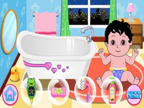 Belle little newborn babysitter (Happy Box) baby care game for kids Image