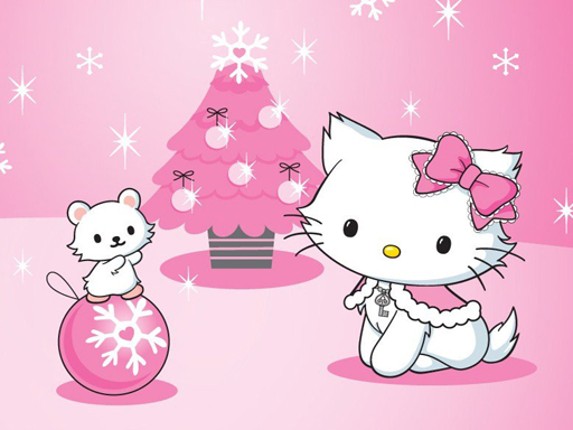 Hello Kitty Christmas Jigsaw Puzzle Game Cover