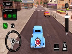 Retro Car Driving Game Image