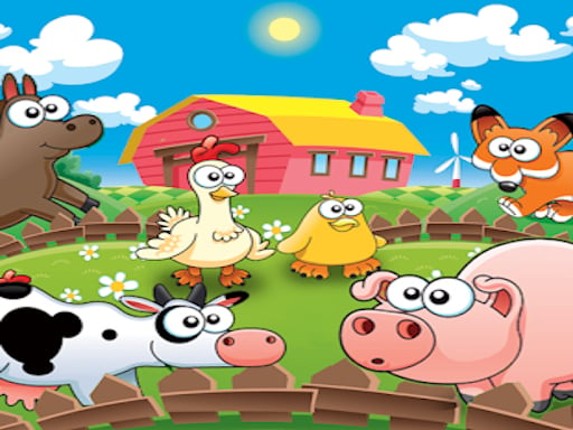 Farm Animals Learning Game Cover