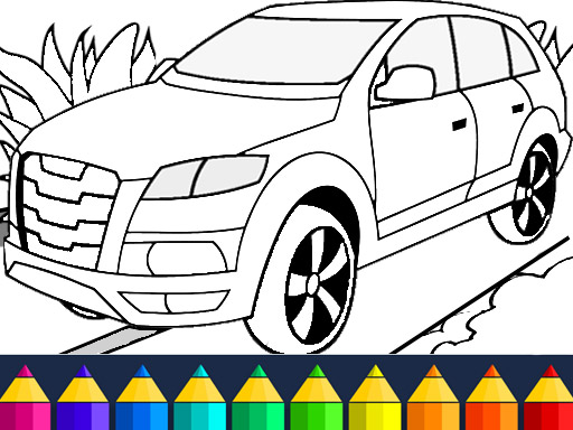 Cars Coloring Game Game Cover
