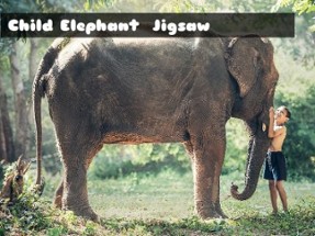 Child Elephant Jigsaw Image