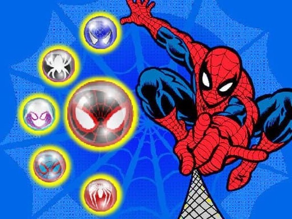 Spiderman Bubble Shoot Puzzle Game Cover