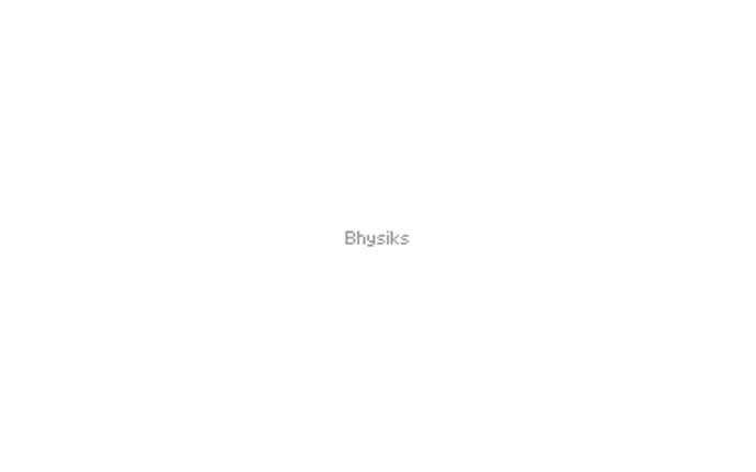 Bhysiks: a game with physics Game Cover