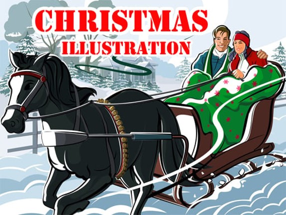 Christmas Illustration Puzzle Game Cover