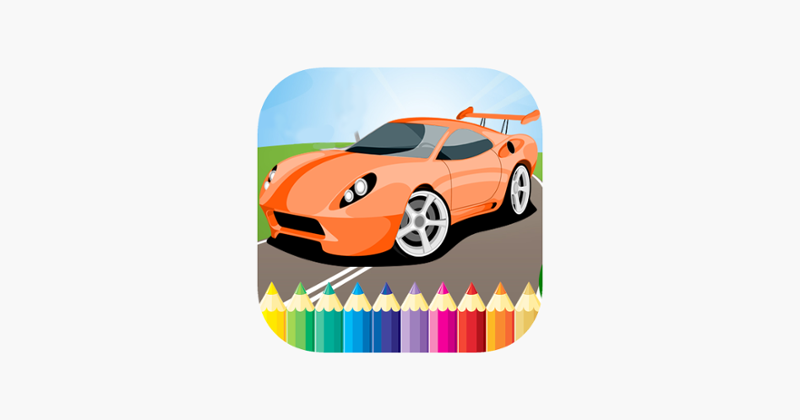 Race Car Coloring Book Super Vehicle drawing game Game Cover