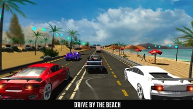 VR Highway Racing in Car Driver Image