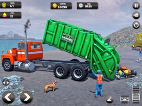 Driving Games Garbage Truck Image