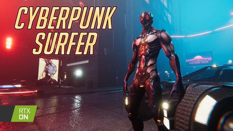 Cyberpunk Surfer Game Cover