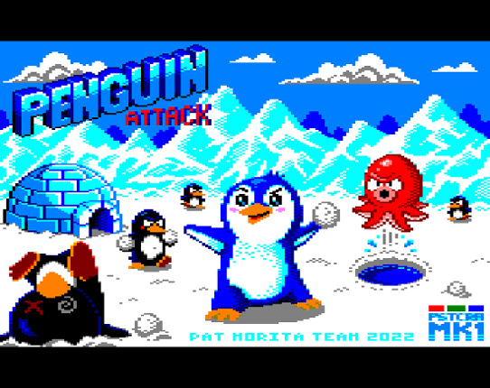 Penguin Attack (Amstrad CPC) Game Cover