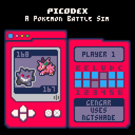 Picodex - A Pokemon Battle Sim Game Cover