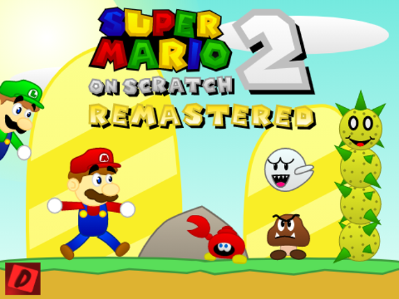 Super Mario on Scratch 2 Remastered - HTML Port Game Cover