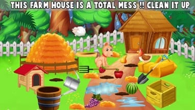 Messy Farm Cleanup Game Image