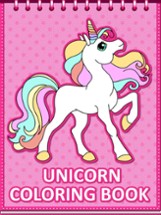 Pony Unicorn Coloring Book Image