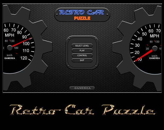 Retro Car Puzzle Game Cover
