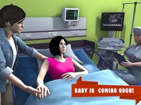 Pregnant MOM Care Baby Sims 3D Image