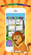 Animals Dot to Dot Coloring Book for Kids grade 1-6: coloring pages learning games Image