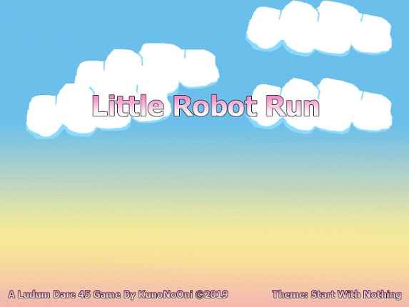 Little Robot Run Game Cover