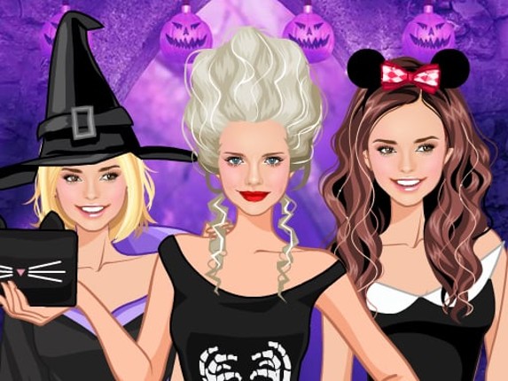 Halloween dress up game Game Cover