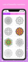 Mandala Color by Number Image