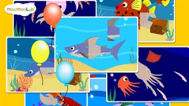 Sea Animals - Puzzles, Games for Toddlers &amp; Kids Image