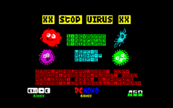 STOP VIRUS ZX Spectrum 48/128k by Ctrl+C Games & PCNONOGames Image