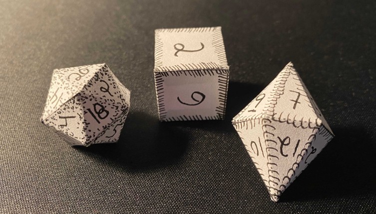 Printable Paper Dice Game Cover