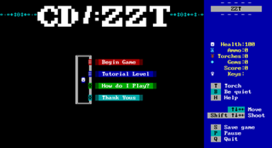 Computer Dungeon Slash: ZZT Image