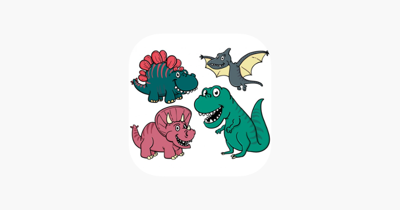 Dinosaurs Drawing Coloring Pages for kids Game Cover