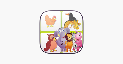 Animals memory game for kids - Matching Game Image