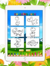 Dinosaur Cute Coloring Book: Paint &amp; Draw for Kids Image