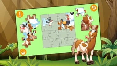 Kids Jigsaw Puzzle Horses - Free Image