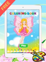 Princess &amp; Fairy Coloring Book - All In 1 Drawing, Paint And Color Games HD For Good Kid Image