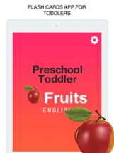 Fruits  Flashcard for babies and preschool Image