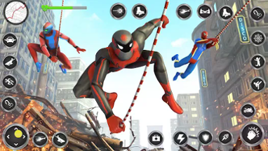 Spider Fighting Rope Hero Game Image