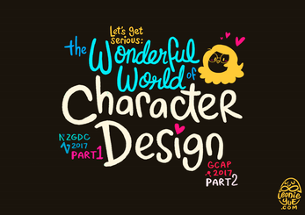 NZGDC17 & GCAP17 Wonderful World of Character Design Talk Slides & Bonus Content Image