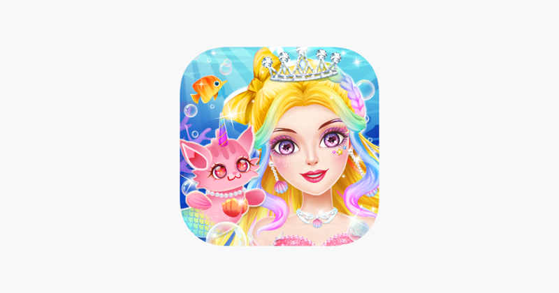 Princess Mermaid Beauty Salon Game Cover