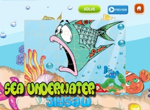 Sea Underwater Animals Jigsaw Puzzles for Kids Girls And Boys Toddler Learning Games Image