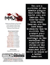Immune, a post-apocalypse zombie-splatter ttrpg illuminated by shadow Image