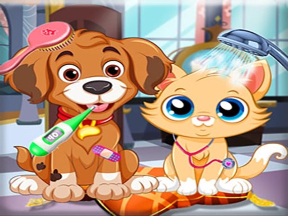 Puppy Pet Vet Care Game Cover