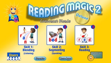 READING MAGIC 2 Deluxe-Learning to Read Consonant Blends Through Advanced Phonics Games Image