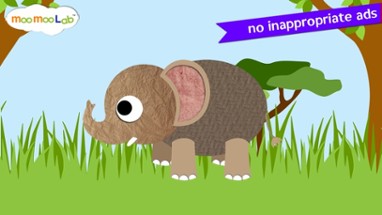 Zoo Animals - Animal Sounds, Puzzles and Activities for Toddlers and Preschool Kids by Moo Moo Lab Image