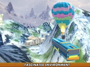 Flying Air Balloon Bus Image